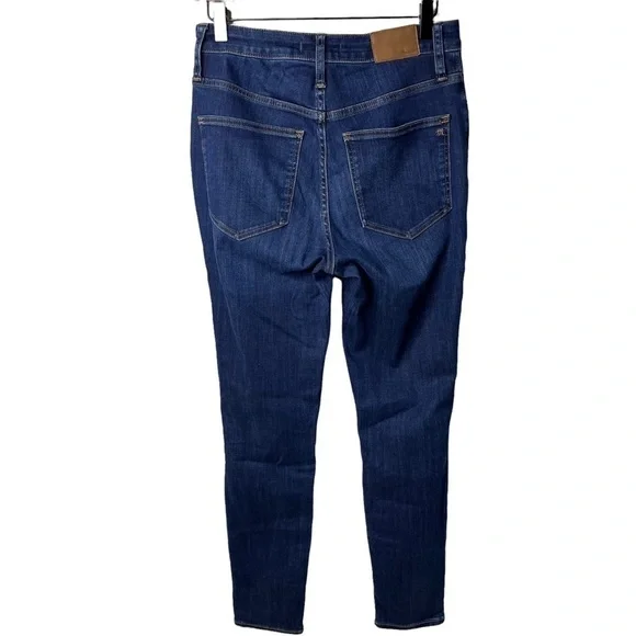 Madewell Curvy High Rise Skinny Jeans Sussex Wash Size 27 Skinny Leg Style MB354 - Picture 6 of 11